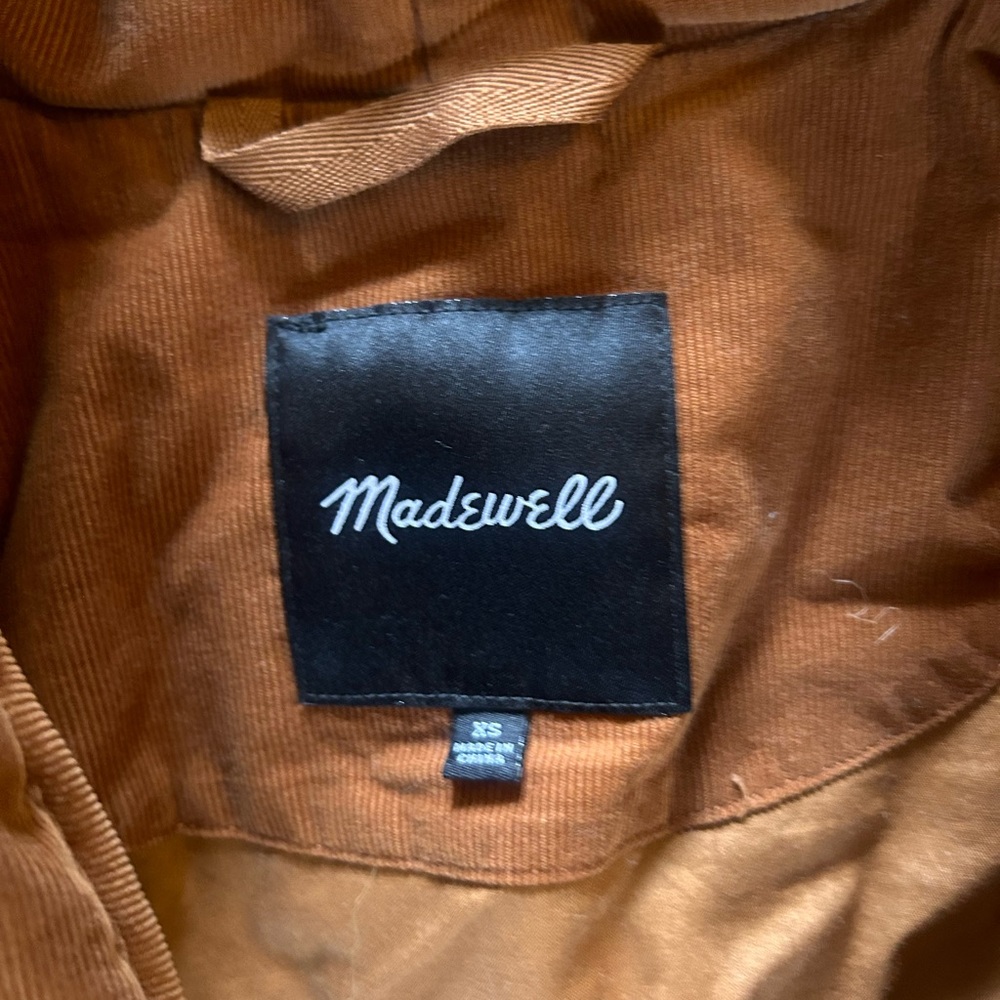 Madewell Brown Bomber Jacket